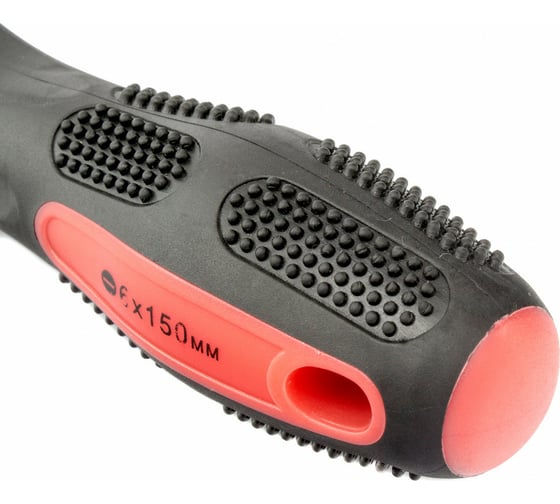 Отвертка MATRIX Anti-Slip, SL6,0x150 мм, CrV, двухкомп. рукоятка// 12222
