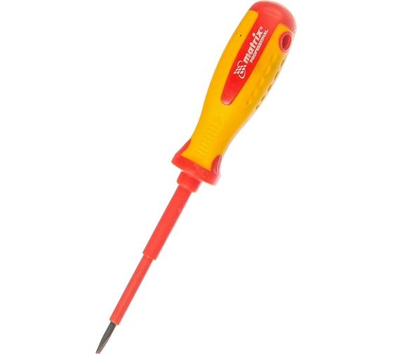 Отвертка Insulated SL3,0x80 мм MATRIX CrMo, до 1000 В, двухкомп. рукоятка// PROFESSIONAL 12914