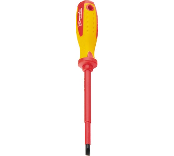 Отвертка Insulated SL5,5x125 мм MATRIX CrMo, до 1000 В, двухкомп. рукоятка// PROFESSIONAL 12918