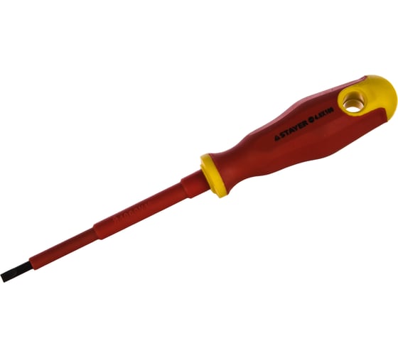 Диэлектрическая отвертка, SL 4,0 х 100 мм, STAYER 25141-04-10_z01