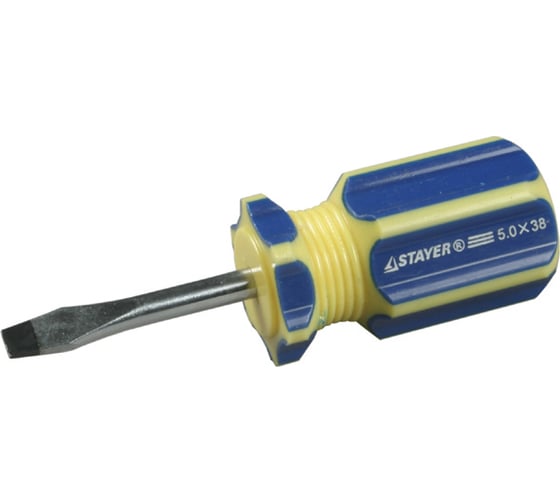 Отвертка MASTER SL 6,0х38 мм STAYER 2509-38-6,0 1