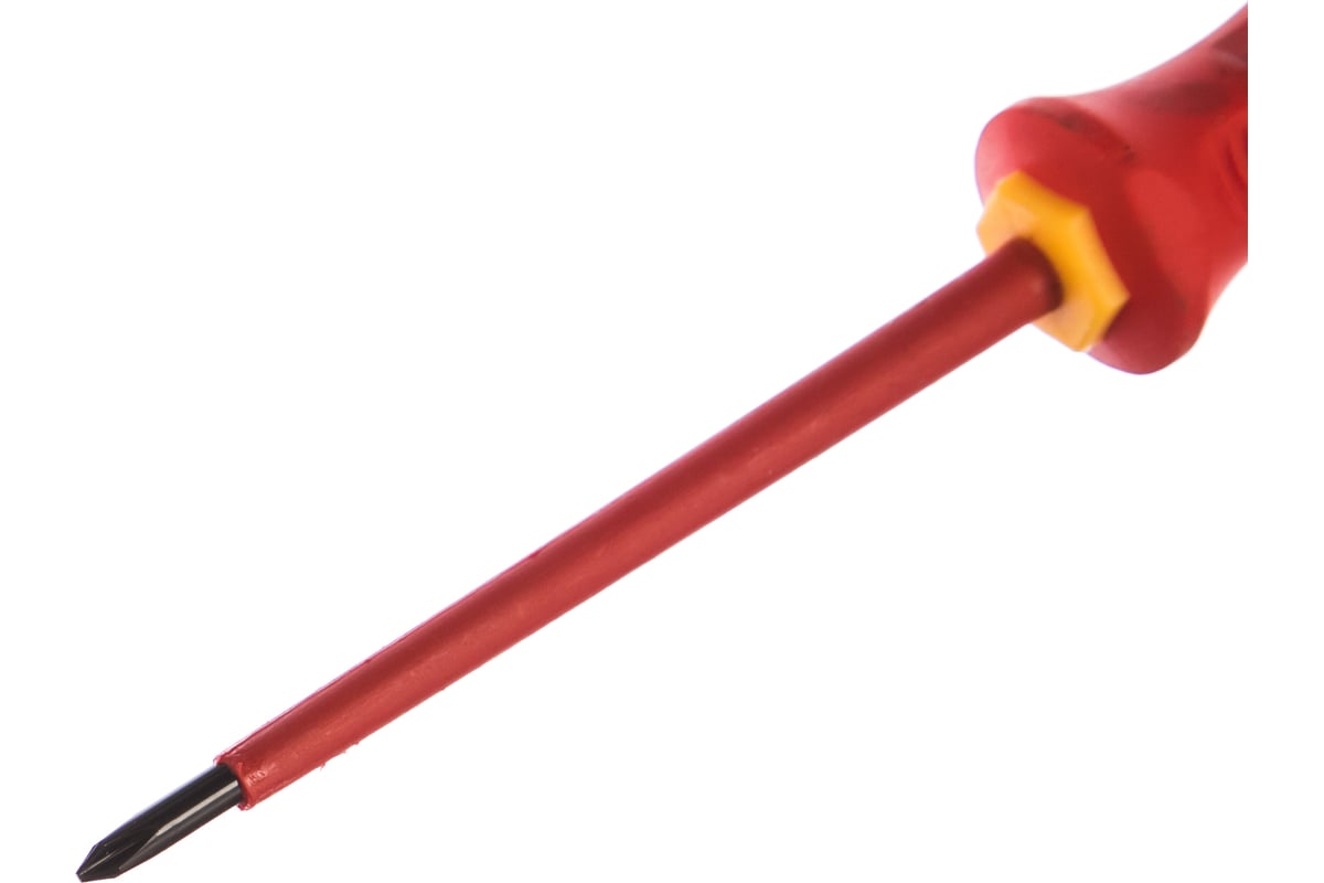 Диэлектрическая крестовая отвертка PH1х100мм Энкор 19696 - выгодная ...