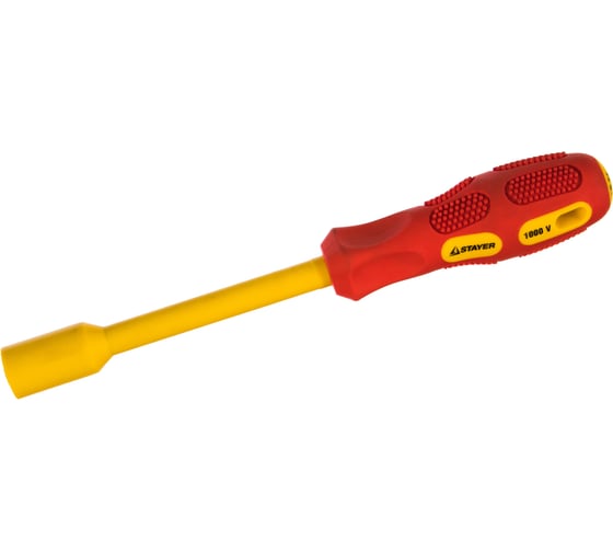 Диэлектрическая отвертка HEX 12x125 мм MAX-GRIP Insulated STAYER 25829-12-125 G