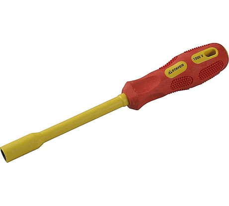Диэлектрическая отвертка HEX 6x125 мм MAX-GRIP Insulated STAYER 25829-06-125 G