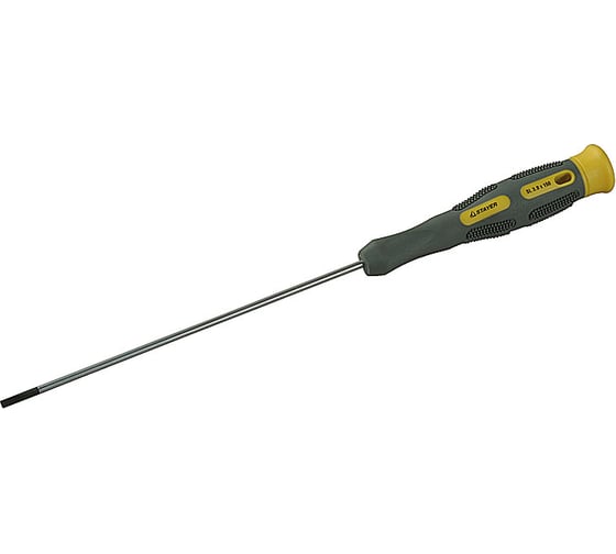 Отвертка для точных работ SL 4,0x150 мм MAX-GRIP Precision STAYER 25825-04-150 G 1
