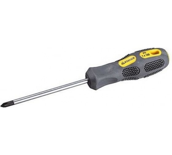 Отвертка PH №00х63 мм MAX-GRIP Regular STAYER 2582-00-063 G 1