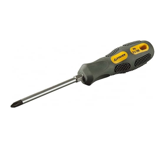 Отвертка PH №2х100 мм MAX-GRIP Regular STAYER 2582-2-100 G 1