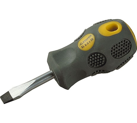 Отвертка SL 6,5х38 мм MAX-GRIP Regular STAYER 2580-38-6.0 G