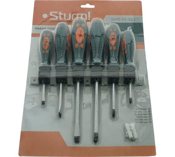 Набор отверток 6 штук Sturm 1040-01-SS3