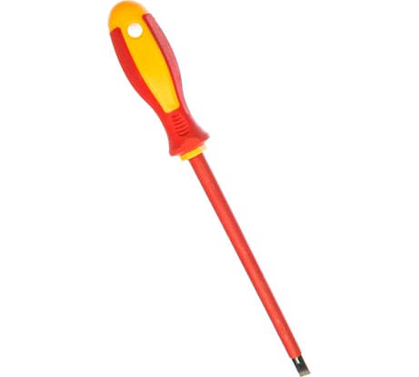 Шлицевая диэлектрическая отвертка 8х175мм Энкор 19694