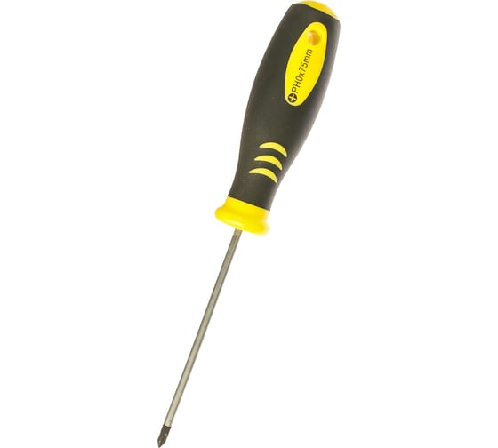 Отвертка Хард РН0 3х75 мм FIT IT 55212