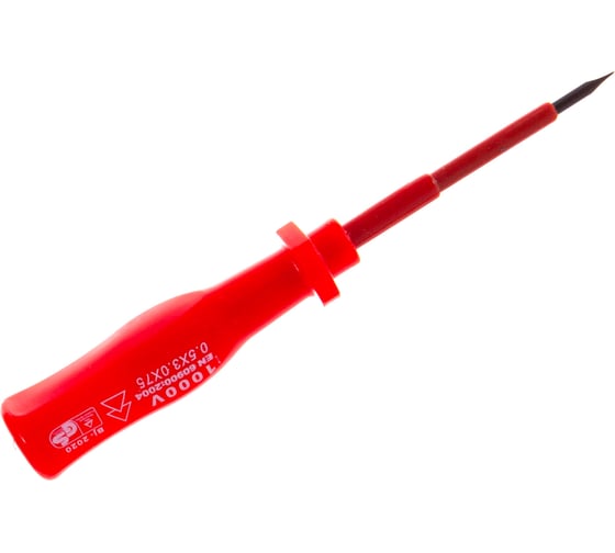Шлицевая изолированная отвертка 3х75 FIT IT 55801