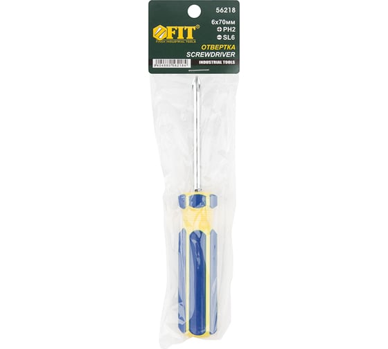 Отвертка 6x70 мм FIT IT 56218