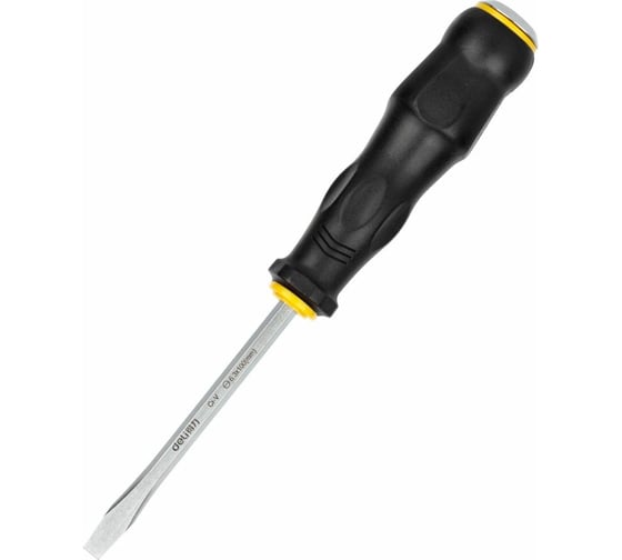 Ударная шлицевая отвертка DELI dl6270041 со сквозным хвостовиком, SL6x100 мм 104559