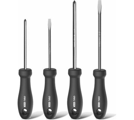 Набор отверток DELI Home Series Black HT1004 4 шт. 104595