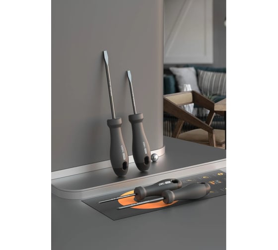 Набор отверток DELI Home Series Black HT1004 4 шт. 104595