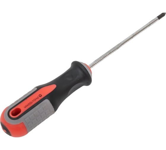Крестовая отвертка GREPP PH0*100мм, CrV, 3х-компонентная рукоятка 201-015