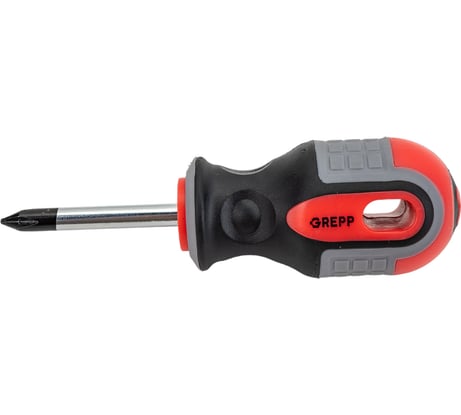 Крестовая отвертка GREPP PH2*38мм, CrV, 3х-компонентная рукоятка 201-012