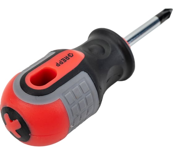 Крестовая отвертка GREPP PH2*38мм, CrV, 3х-компонентная рукоятка 201-012
