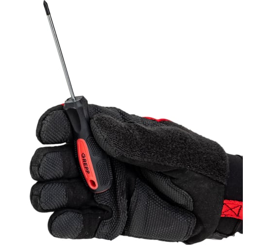 Крестовая отвертка GREPP PH0*75мм, CrV, 2х-компонентная рукоятка 202-013