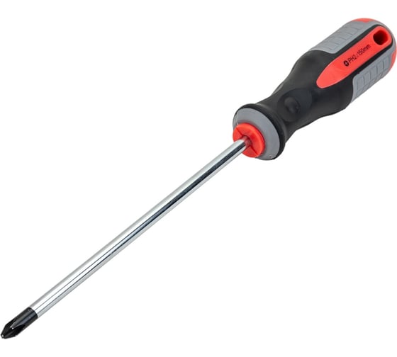 Крестовая отвертка GREPP PH2*150мм, CrV, 3х-компонентная рукоятка 201-020