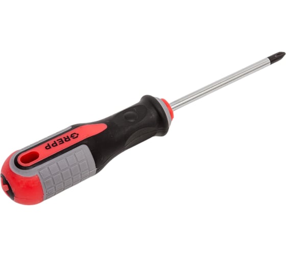Крестовая отвертка Ladina GREPP PH2*100мм, CrV, 3х-компонентная рукоятка 201-019