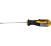 Шлицевая отвертка GREPP SL3*100мм, CrV, 3х-компонентная рукоятка 201-003