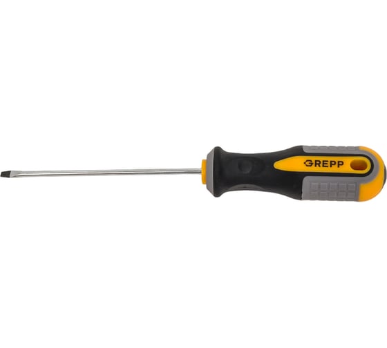 Шлицевая отвертка GREPP SL3*100мм, CrV, 3х-компонентная рукоятка 201-003 1