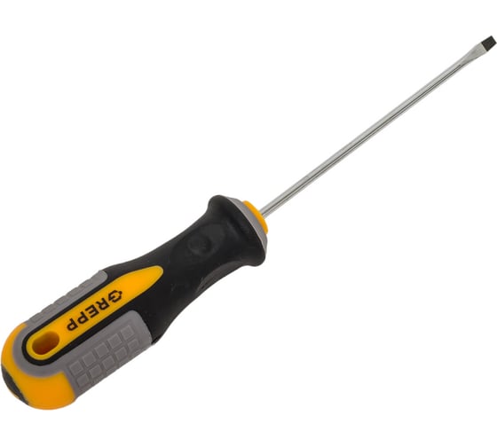 Шлицевая отвертка GREPP SL3*100мм, CrV, 3х-компонентная рукоятка 201-003