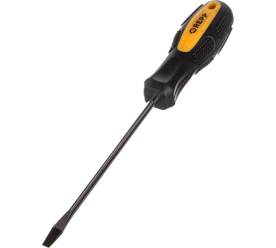 Шлицевая отвертка GREPP SL4*100мм, CrV, 2х-компонентная рукоятка 202-004