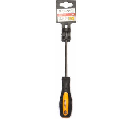 Шлицевая отвертка GREPP SL5*125мм, CrV, 2х-компонентная рукоятка 202-007