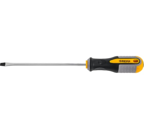 Шлицевая отвертка GREPP SL5*150мм, CrV, 3х-компонентная рукоятка 201-007