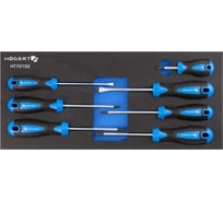 Набор плоских отверток HOEGERT TECHNIK 7 штук, ложемент eva HT7G152 23834961