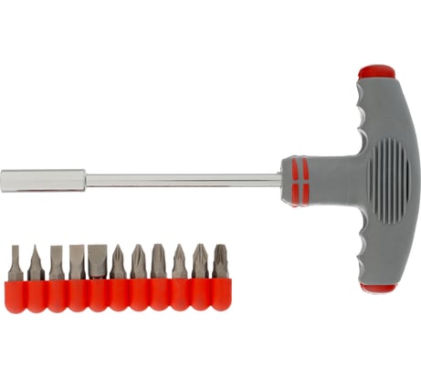 Отвертка с набором бит 11 шт MATRIX 11567