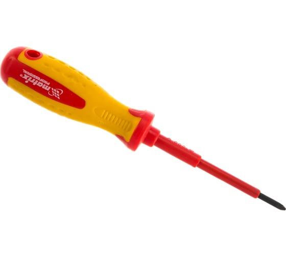 Диэлектрическая отвертка Ph0x75 мм MATRIX PROFESSIONAL Insulated 12924 1
