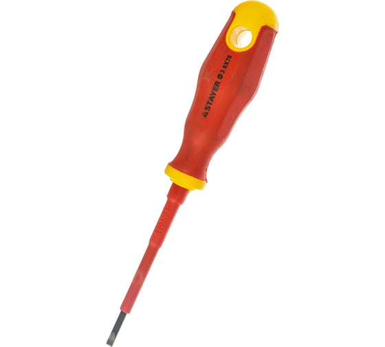 Диэлектрическая отвертка SL 3,0 х 75 мм STAYER 25141-03-07_z01