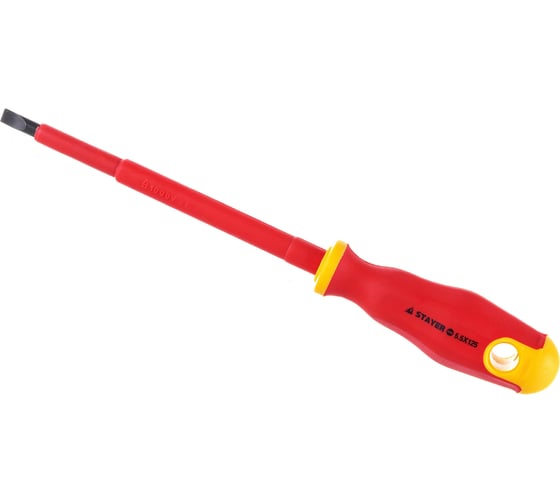 Диэлектрическая отвертка SL 5,5 х 125 мм STAYER 25141-05-12_z01 1