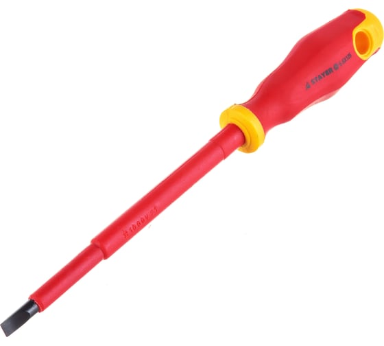 Диэлектрическая отвертка SL 5,5 х 125 мм STAYER 25141-05-12_z01
