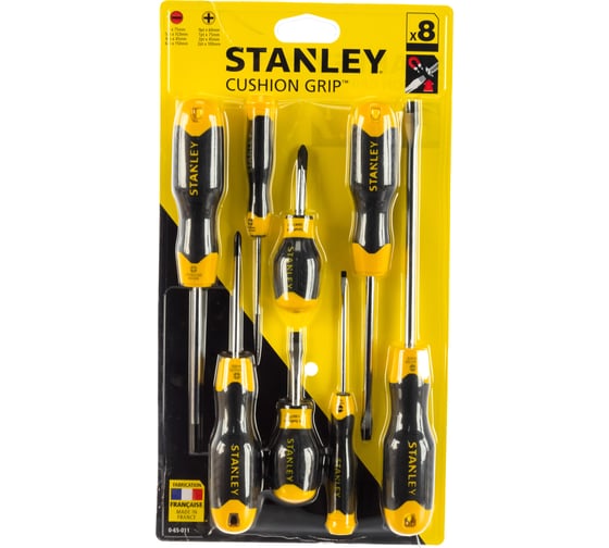 Набор отверток CUSHION GRIP 8шт Stanley 0-65-011