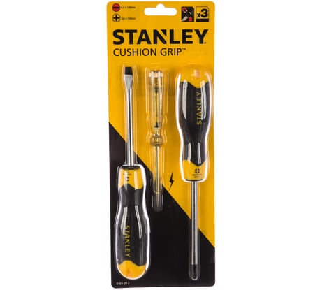 Набор отверток CUSHION GRIP 3 шт Stanley 0-65-012