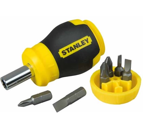 Отвертка Stubby Multibit Stanley 0-66-357