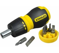Реверсивная отвертка Stubby Multibit Stanley 0-66-358