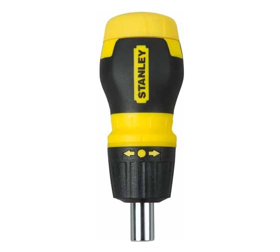 Реверсивная отвертка Stubby Multibit Stanley 0-66-358