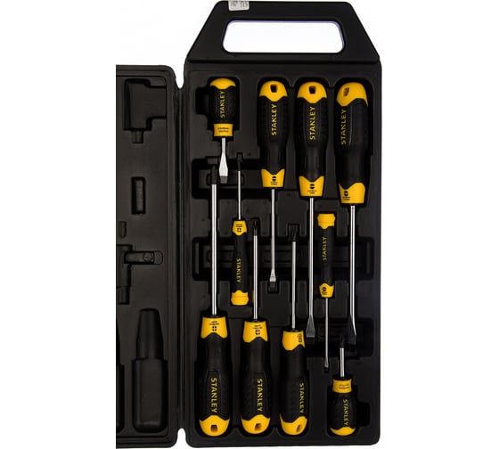 Набор отверток в футляре 10 шт Stanley CUSHION GRIP 2-65-005 1