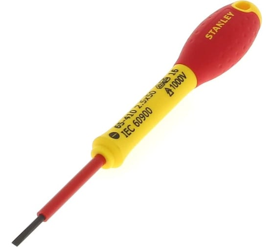 Диэлектрическая отвертка FATMAX 1000V 2.5 х 50 мм Stanley 0-65-410