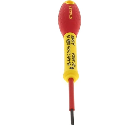 Диэлектрическая отвертка FATMAX 1000V 2.5 х 50 мм Stanley 0-65-410
