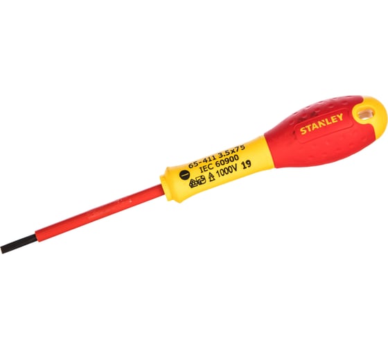 Диэлектрическая отвертка FATMAX 1000V 3.5х75 мм Stanley 0-65-411 1