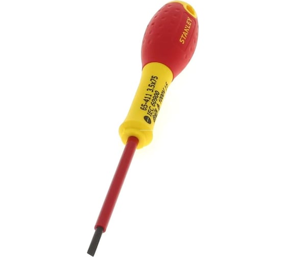 Диэлектрическая отвертка FATMAX 1000V 3.5х75 мм Stanley 0-65-411