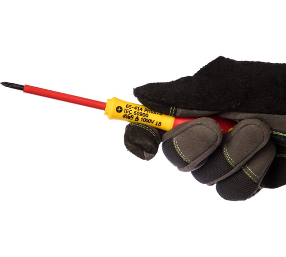 Диэлектрическая отвертка FATMAX 1000V PH0х75 мм Stanley 0-65-414