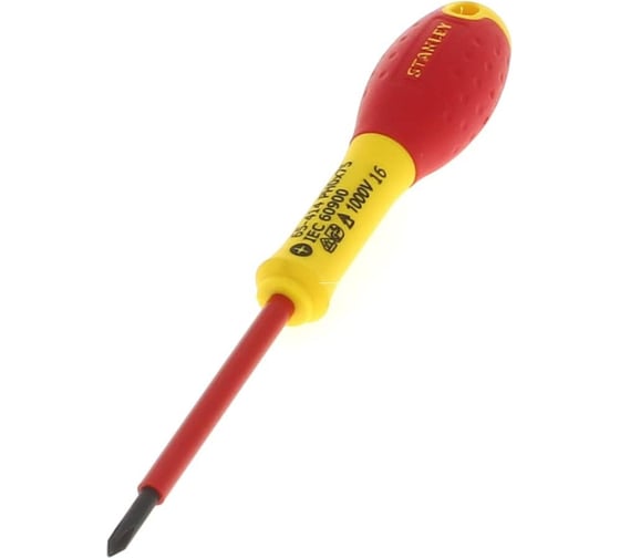 Диэлектрическая отвертка FATMAX 1000V PH0х75 мм Stanley 0-65-414